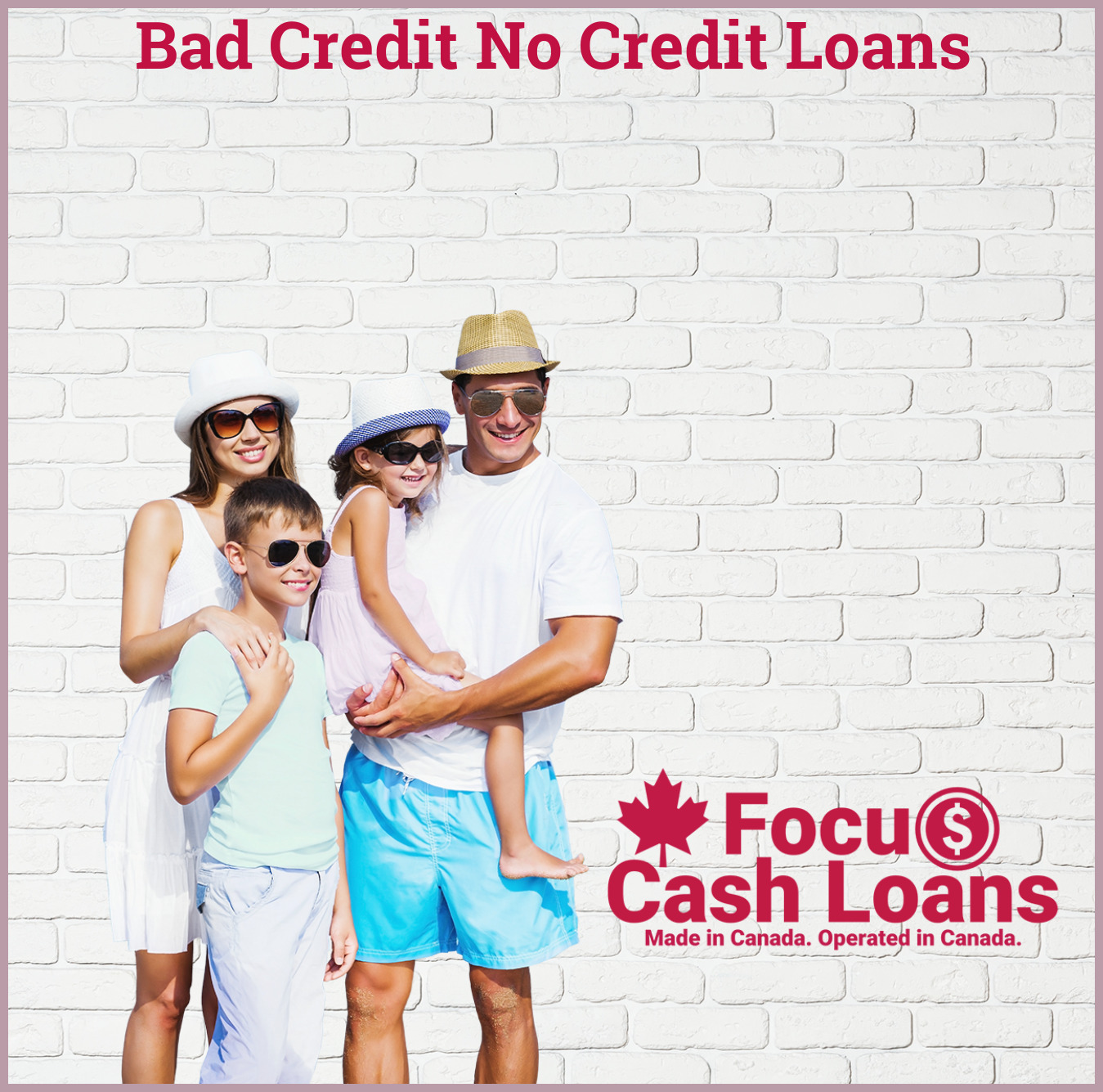 Picture of family that got Loans for People with Bad Credit Ratings